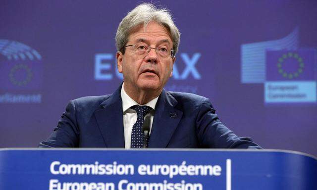 EU-Wirtschaftskommissar Paolo Gentiloni 