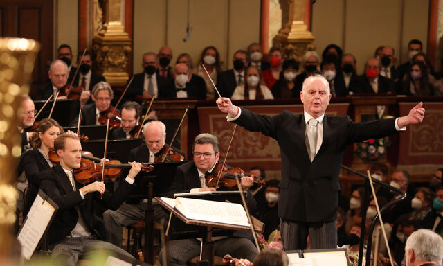 Daniel Barenboim dirigierte zum dritten Mal das Neujahrskonzert