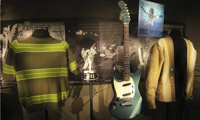 Iconic and rare memorabilia of the late Kurt Cobain are on display at the ´Nirvana: Taking Punk to the Masses´ exhibit at the Experience Music Project in Seattle