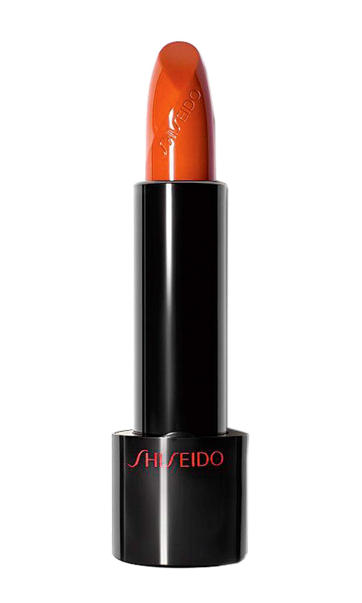 Lippenstift „Rouge Rouge“ in „Fire Topaz“ von Shiseido, 29,95 Euro.