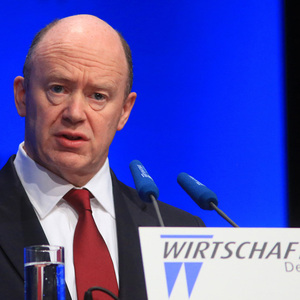 German Chancellor Angela Merkel And Finance Minister Wolfgang Schaeuble Speak At Business Conference