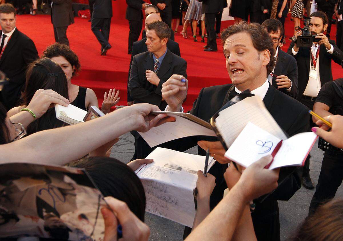 Firth hatte im Februar den Oscar als bester Hauptdarsteller für seine Leistung in "The King's Speech" bekommen. "Ich habe jetzt wieder einfach das Beste angenommen, was es gab."