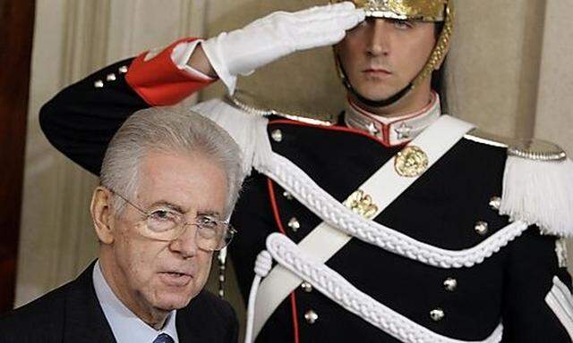 Italien: Montis Expertenregierung steht