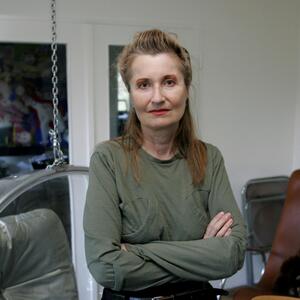 Ein Bild der Literatin aus dem Jahr 2004. Sie lässt sich nicht oft ablichten.