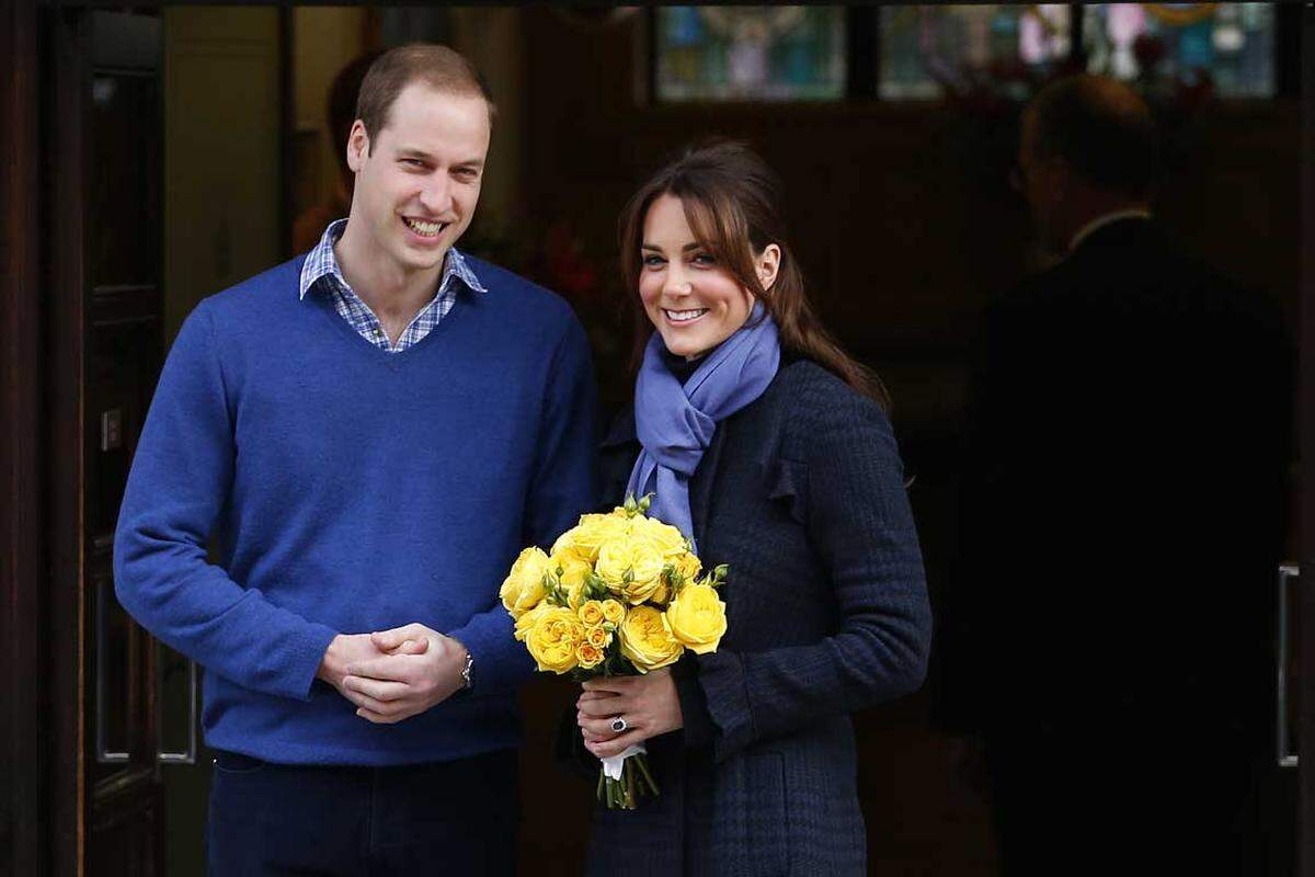Seit zwei Jahren überschlagen sich die Gerüchte, 2013 ist es tatsächlich soweit: Herzogin Catherine und ihr Ehemann Prinz William Prinz von Großbritannien werden heuer zum ersten Mal Eltern.