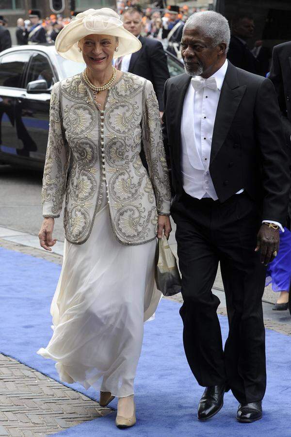 Kofi Annan und Ehefrau Nane Lagergren.