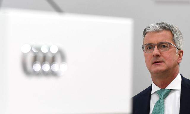 Audi-Chef Rupert Stadler wurde festgenommen. Die Haftprüfung läuft