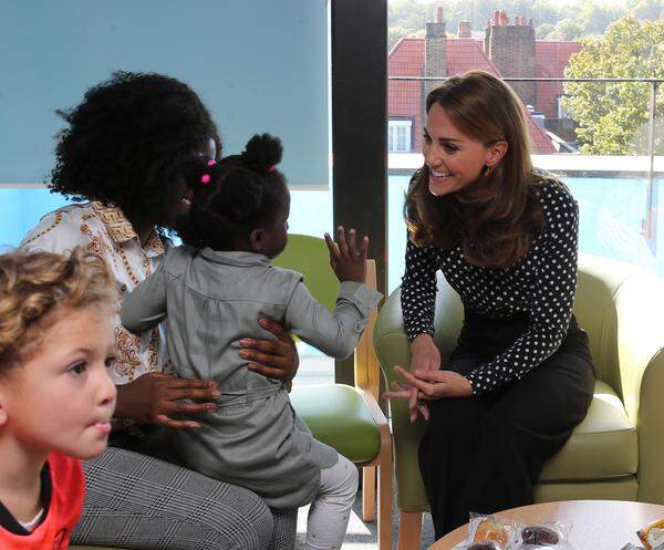 Mitte September besuchte Herzogin Catherine das Sunshine House Children and Young People’s Health and Development Centre und das Team der Southwark Family Nurse Partnership.