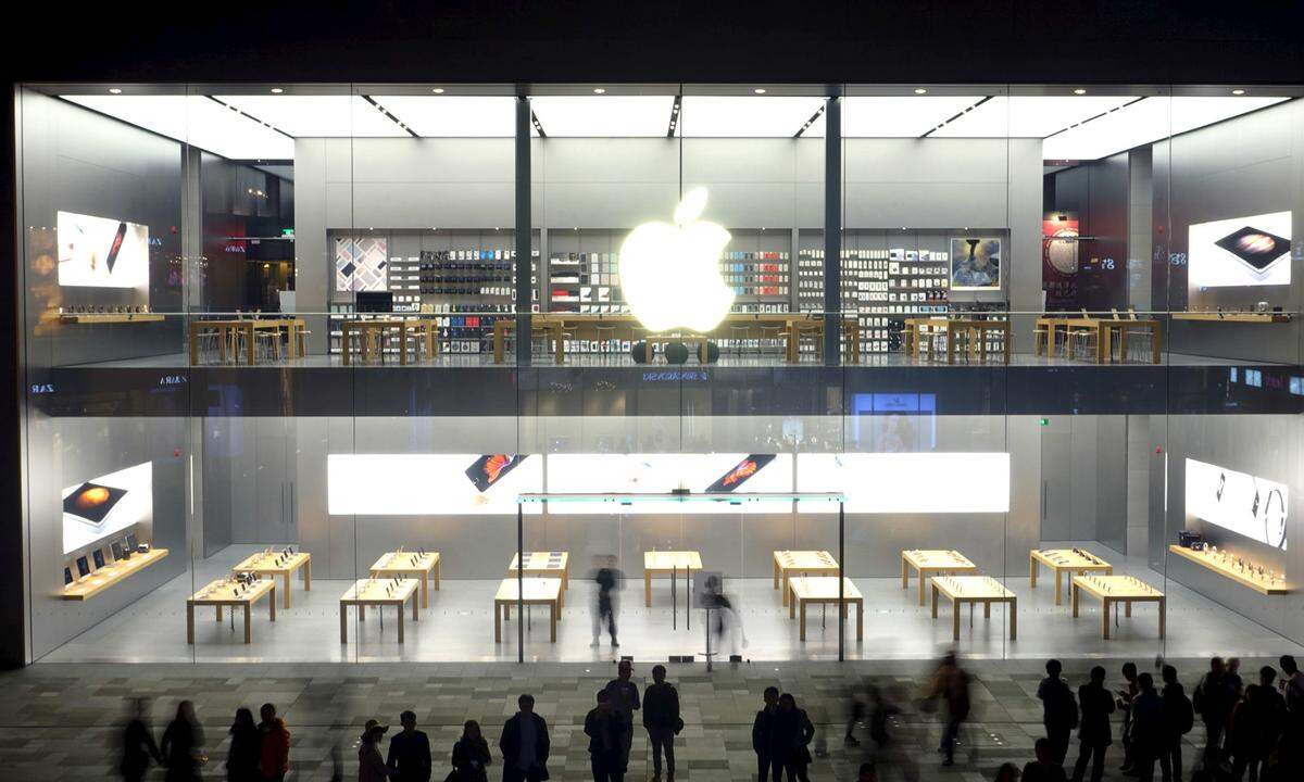 In Chengdu, in der Provinz Sichuan, im Südwesten Chinas steht dieser Apple Store. Seit mehr als sieben Jahren gibt es das Geschäft bereits.