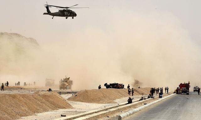 Der Anschlagort in der afghanischen Provinz Kandahar.