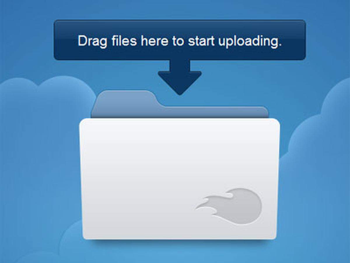 Auch MediaFire setzt auf Drag-and-Drop, wobei der Speicherplatz bei kostenlosen Accounts unbegrenzt ist. In diesem Fall darf eine hochgeladene Datei allerdings nicht größer sein als 200 Megabyte. Der große Vorteil an dem Dienst liegt aber darin, dass Dateien auch ohne Anmeldung hoch- und wieder heruntergeladen werden können. Die Dateien bleiben nicht länger als 30 Tage gespeichert.