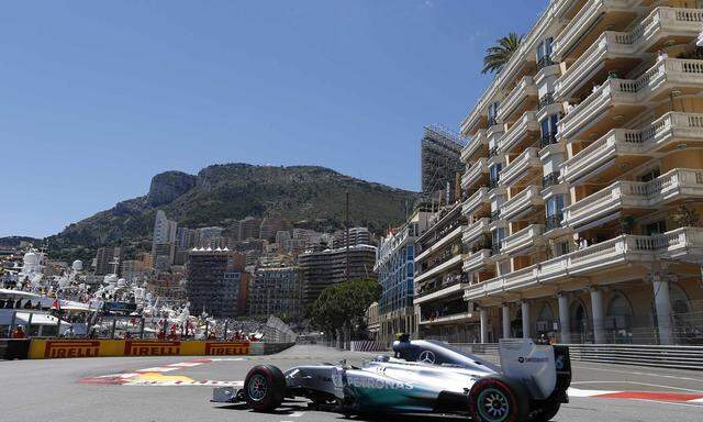 Mercedes Formula One driver Rosberg of Germany drives during the qualifying session of the Monaco F1 Grand Prix