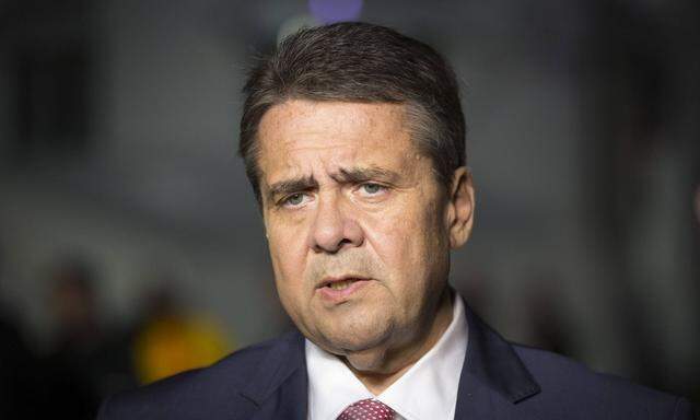 Bundesaussenminister Sigmar Gabriel