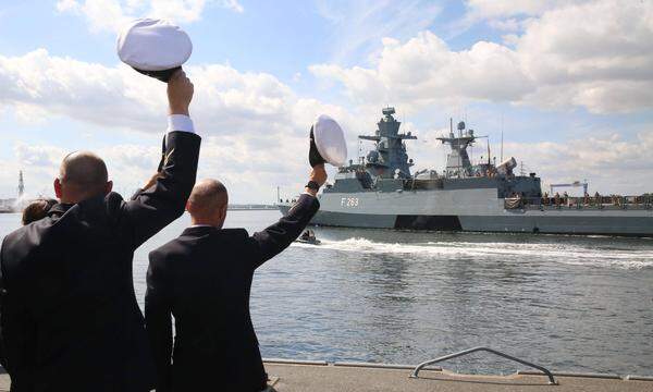 Deutschland könnte eine Fregatte entsenden, die zuletzt für die Nato im Einsatz war.