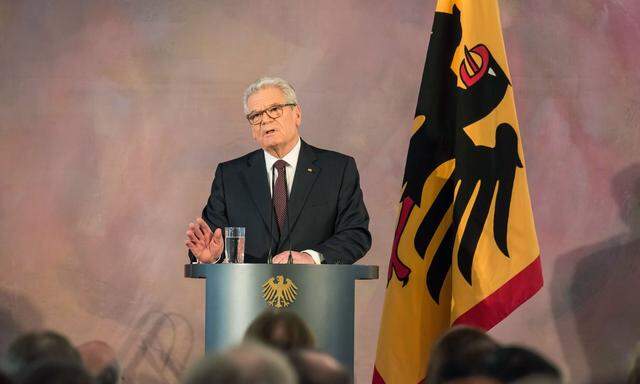 Der scheidende Bundespräsident Joachim Gauck