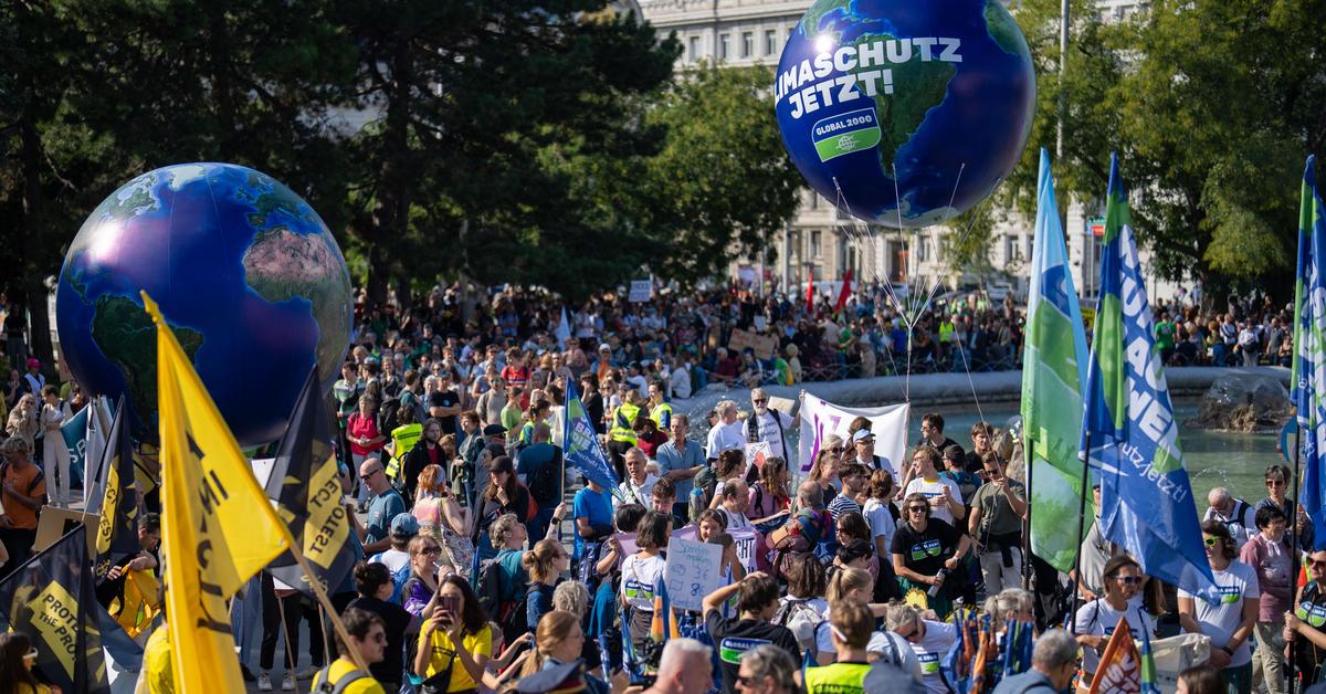 Climate demonstration in Vienna: 4,000 participants protest in intense election campaign