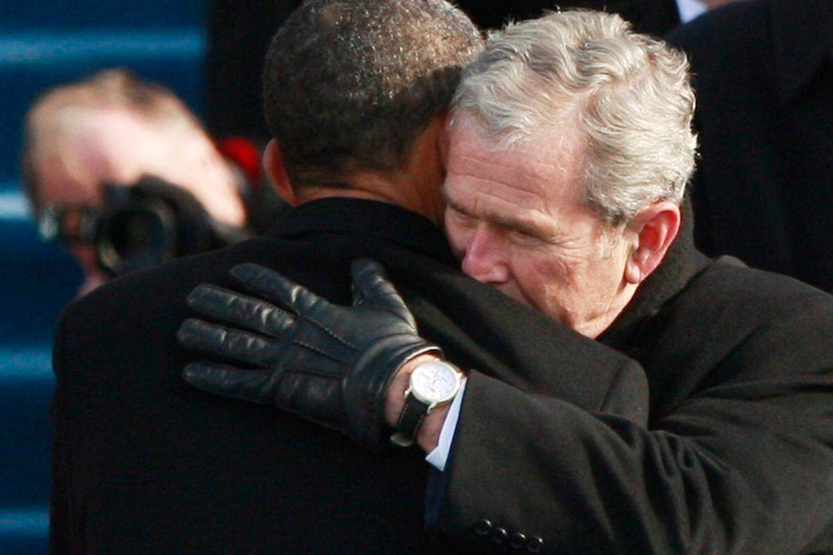20. Jänner 2009 Bush übergibt an seinen Nachfolger Barack Obama.