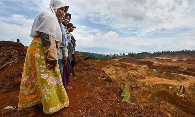 Der Abbau von Nickel im weltgrößten Lieferland Indonesien (hier auf Sulawesi) hat Folgen für die Umwelt.