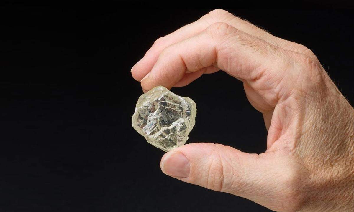 Der Diamant von der Größe eines Hühnereis löse den bisherigen "Rekordhalter" ab, den in derselben Grube entdeckten "Diavik Foxfire" mit einem Gewicht von 187,7 Karat. Er wurde später zu einem Paar Ohrringe verarbeitet, das für mehr als 1,5 Millionen Dollar (1,33 Millionen Euro) verkauft wurde.