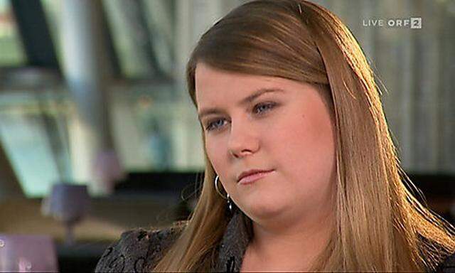 Natascha Kampusch bei ihrem ORF-Interview