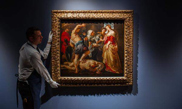 Rubens' „Das Haupt des heiligen Johannes des Täufers wird Salome überreicht“ soll am 26. Jänner 25 bis 35 Millionen Dollar bringen.