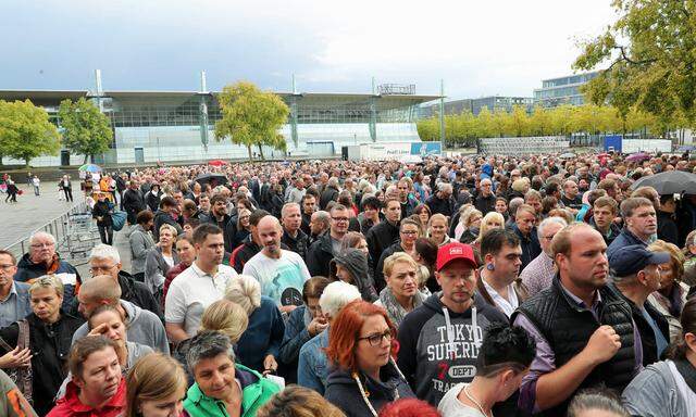 Starke Sicherheitskontrollen in Hannover.