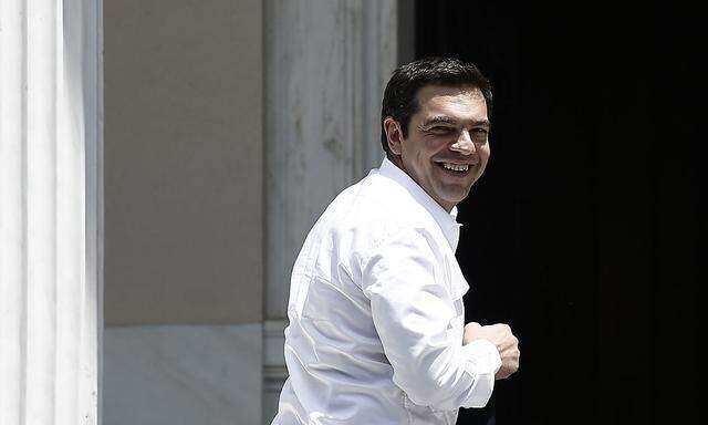 Alexis Tsipras, neuer Säulenheiliger der Linken