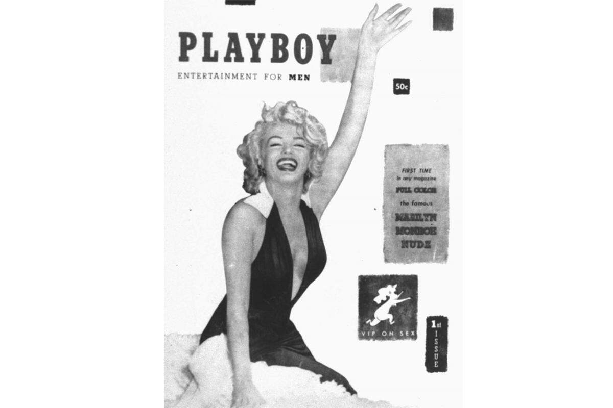 Das hatte vier Jahre zuvor ein paar Nacktbilder von sich knipsen lassen, als es noch Norma Jeane Baker hieß. Inzwischen war daraus Marilyn Monroe geworden - und Hefner wurden die Hefte, mit 50 Cent nicht billig, aus den Händen gerissen.