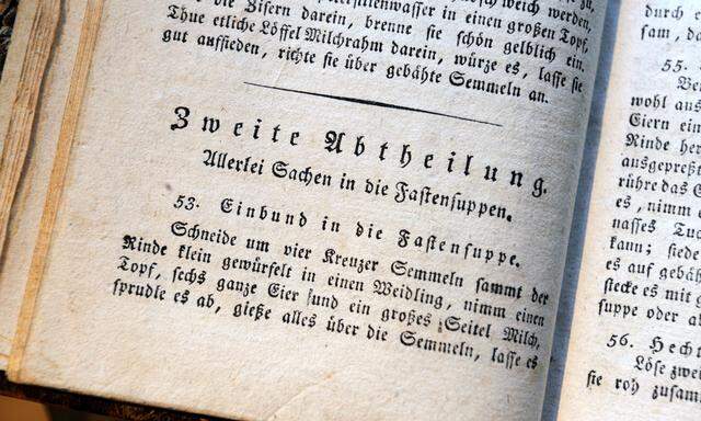 Altes Kochbuch