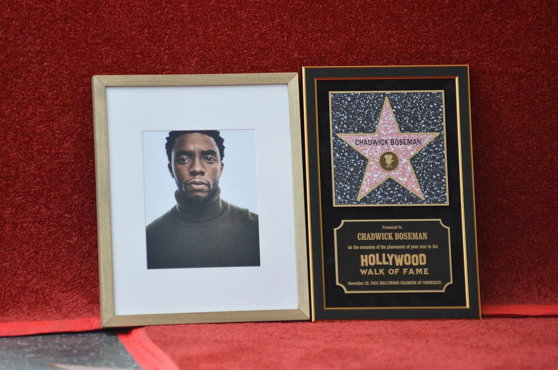 Chadwick Boseman posthumno počaščen z zvezdo na hollywoodski Walk of Fame
