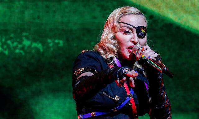 FILE PHOTO: Madonna performs at the 2019 Pride Island concert during New York City Pride in New York City
