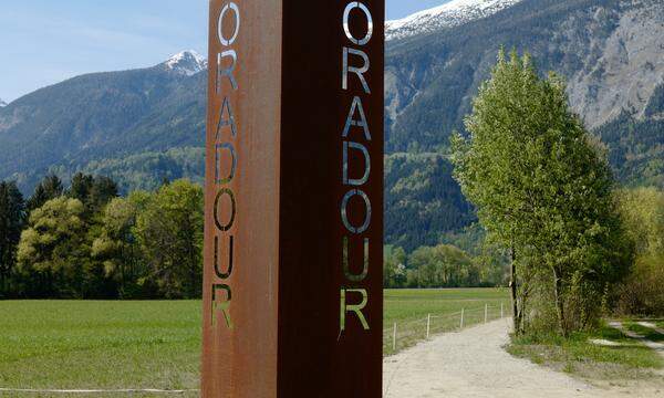 Erinnerung an Oradour in Schwaz. 