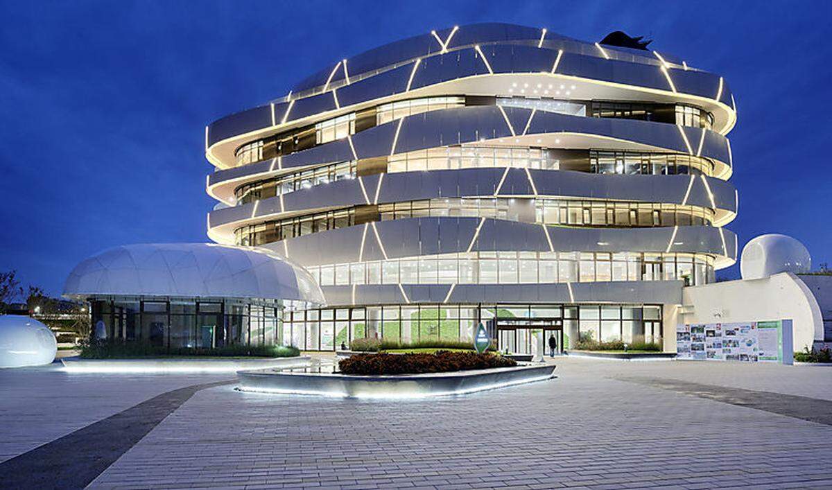 Das Passive House Technology and Experience Center in Passivhausqualität ist eines der ersten Gebäude, das im Sino - German Ecopark Qingdao (China) errichtet wurde. 