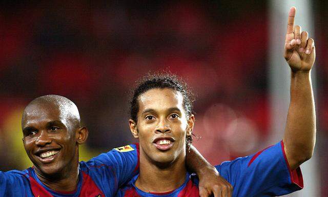 Ronaldinho und Eto'o 