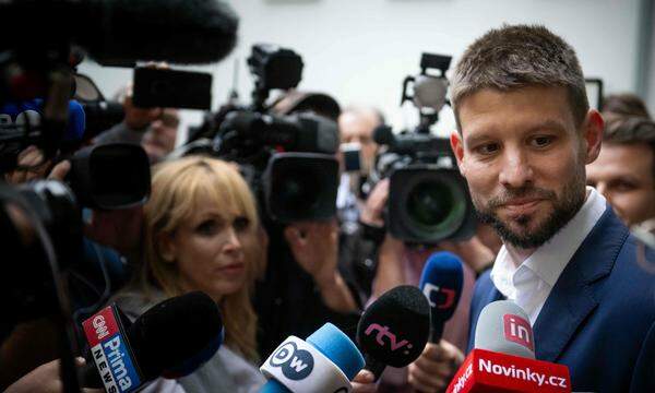 Liberalen-Chef Michal Šimečka glaubt nicht an eine illiberale Wende in der Slowakei.