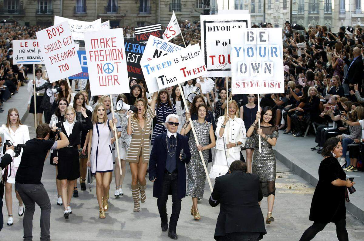 Weitere Impressionen der Chanel Show in Paris