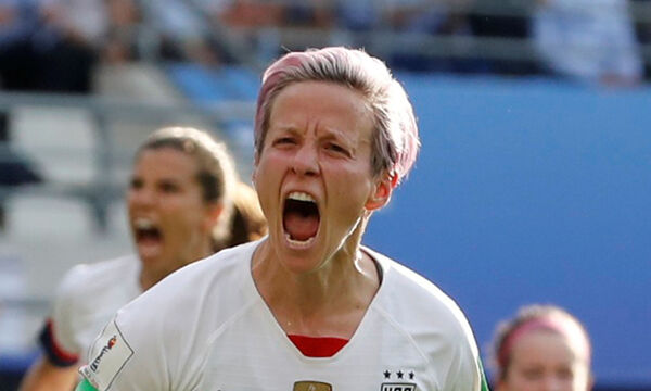 Megan Rapinoe verwandelte im Spiel gegen Spanien zwei Foulelfmeter