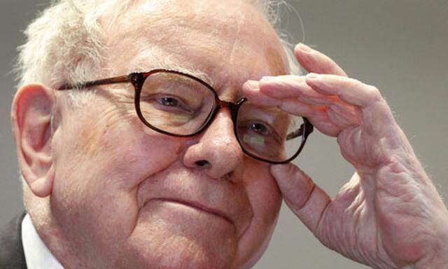 Warren Buffett nette Gesicht