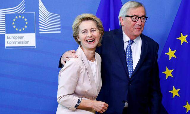 Ursula von der Leyen und Jean-Claude Juncker.