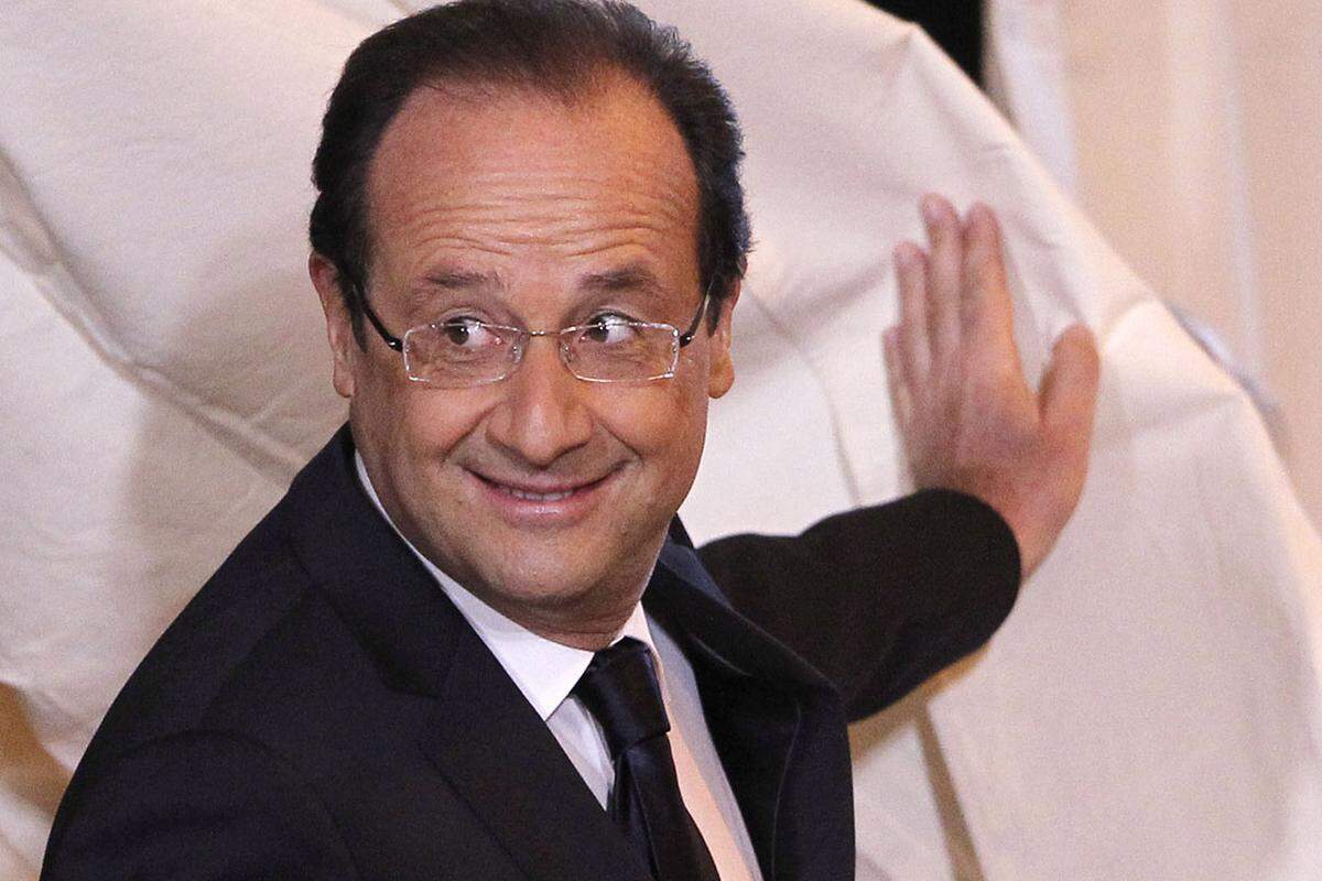 Wie Sarkozy gab auch Hollande nach der Stimmabgabe keine öffentliche Erklärung ab.