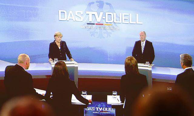 TVDuell Merkel Steinbrueck