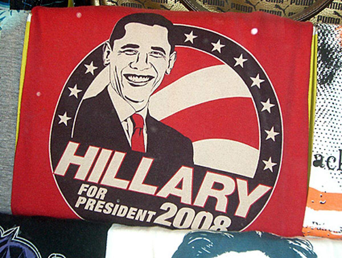 Dieses T-Shirt ist wahrscheinlich nicht von Obamas offiziellen Wahlkampfstrategen abgesegnet worden....