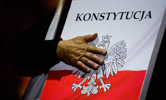 Auch in Polen gab es Proteste gegen die Reform - hier ein Bild aus Krakau.