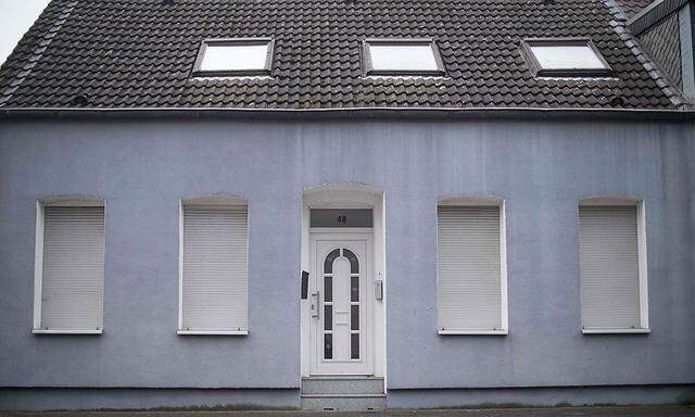 Das Haus der Verdächtigen Abu Walaa in Tönisvorst im deutschen Bundesland Nordrhein-Westfalen.