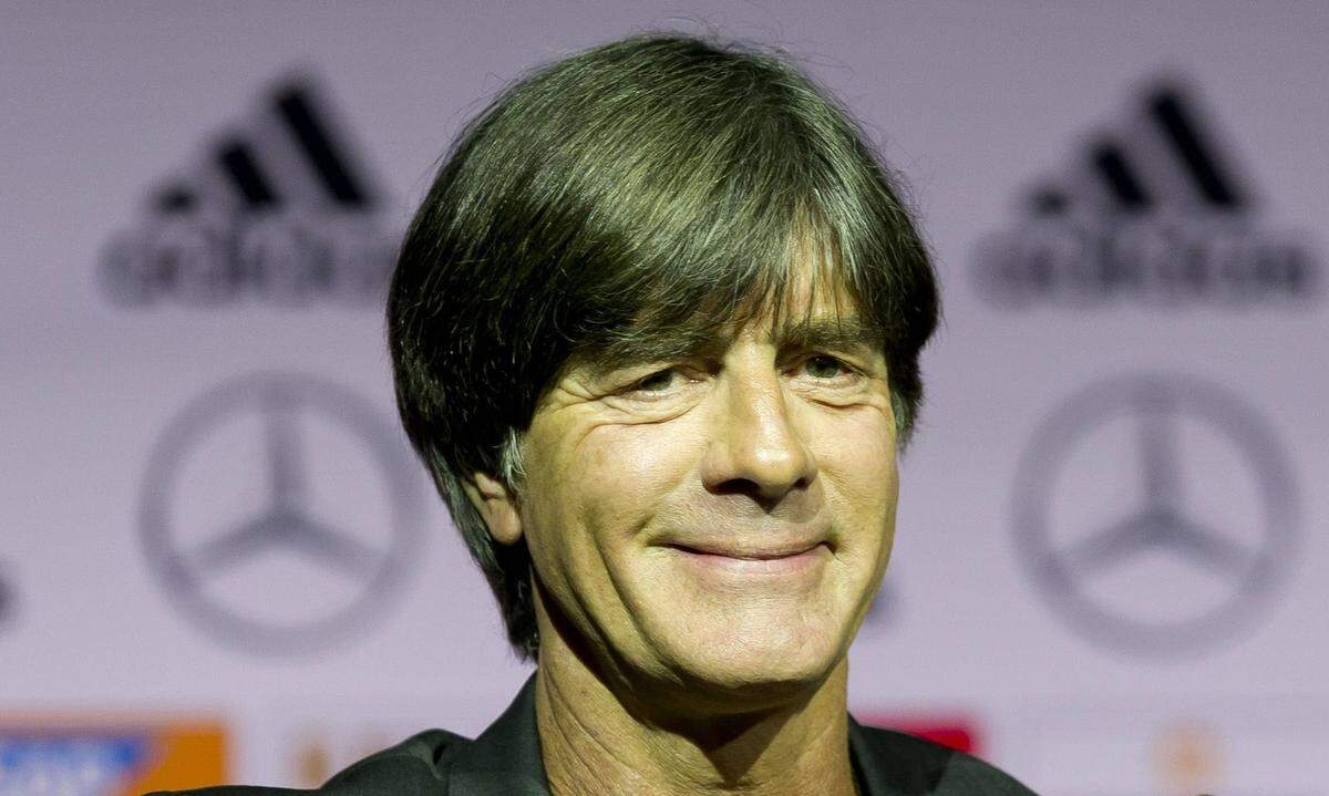 Joachim Löw, Weltmeistermacher 2014, ist zufrieden.