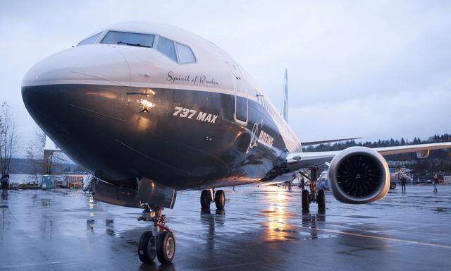 Eine Maschine des Typs 737 Max 