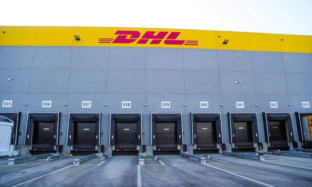 Illustration picture shows loading docks of DHL at the opening of a new regional hub for Brussels o