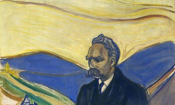 Friedrich Nietzsche, wie Edvard Munch ihn malte.
