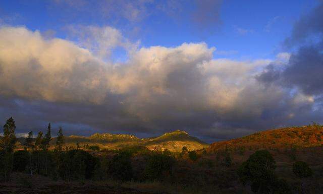 Gerodeter Regenwald auf Madagaskar.