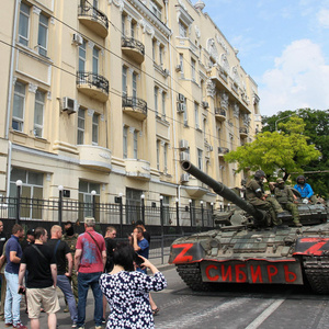 Söldner der Wagner-Gruppe nahmen kurzzeitig Rostow am Don ein.